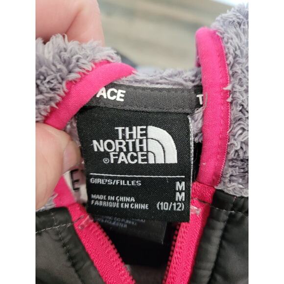 The North Face Girls Gray Osito Jacket Fleece Size Medium #1 - Picture 3 of 3